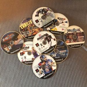 Bundle of 9 Playstation 2 Games